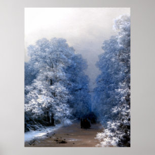 Affiche Aivazovsky - Paysage hivernal