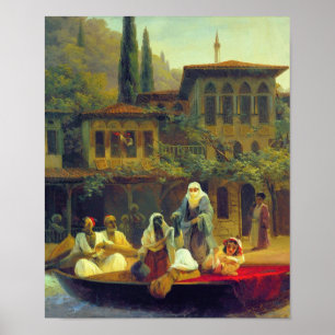 Affiche Aivazovsky - Promenade En Bateau À Constantinople 