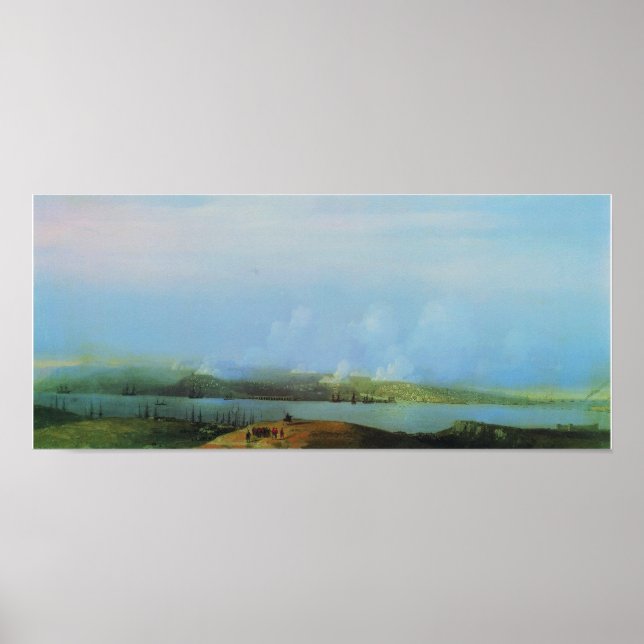 Affiche Aivazovsky - Siège De Sébastopol (Devant)