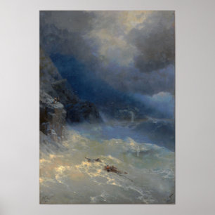 Affiche Aivazovsky - Tempête 1899
