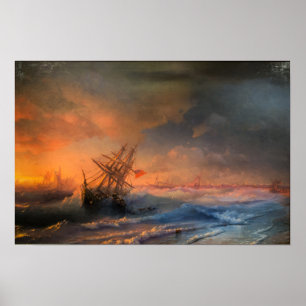 Affiche Aivazovsky - Tempête sur Evpatoria