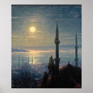 Affiche Aivazovsky - Vue De Constantinople 1876