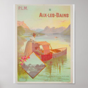 Affiche Aix Les Bains France
