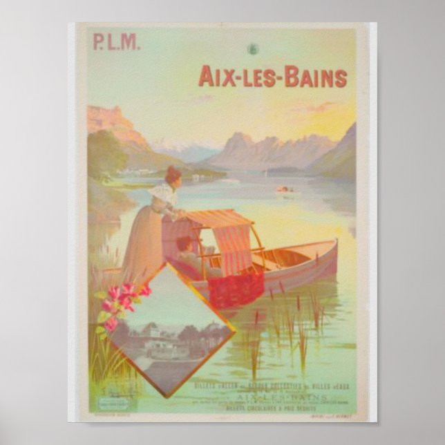Affiche Aix Les Bains France (Devant)