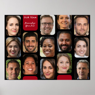 Affiche Ajouter 14 Photos Classy Red & Black Modern Notre