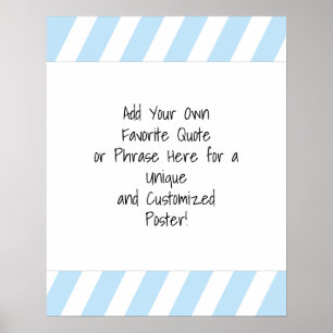 Affiche Ajouter un devis personnalisé Diagonal Stripes Bab