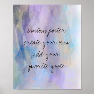 Affiche ajouter un devis pour l'aquarelle personnalisée