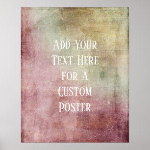 Affiche Ajouter Un Grunge Multicolore De Texte Personnalis