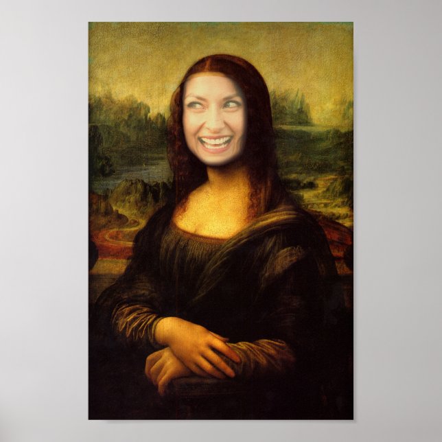 Affiche Ajouter un visage Mona Lisa (Devant)