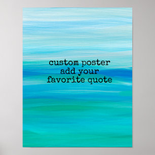 Affiche ajouter une citation couleurs artistiques de la me