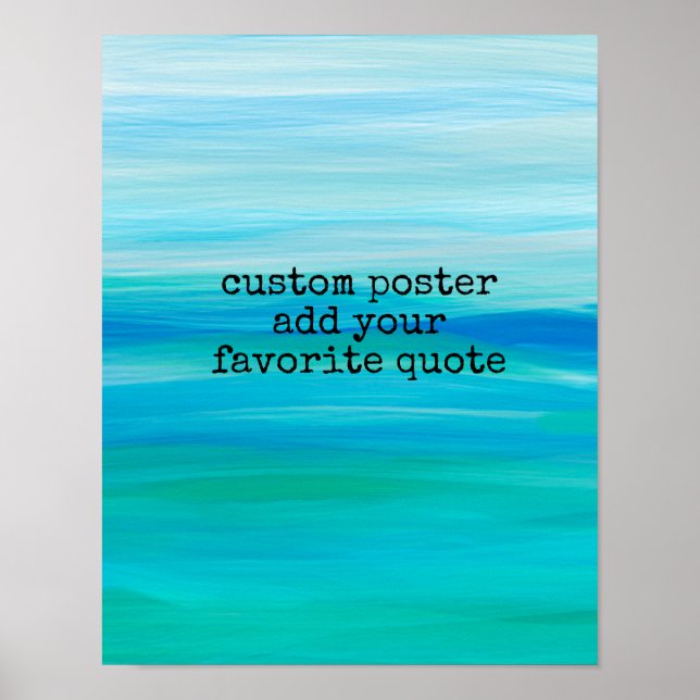 Affiche ajouter une citation couleurs artistiques de la me (Devant)
