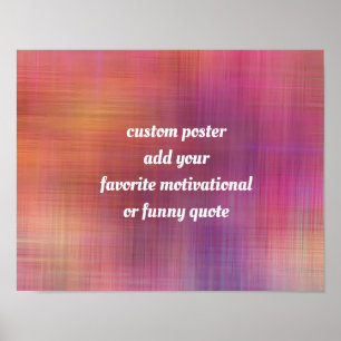 Affiche ajouter une citation motivante ou amusante
