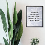 Affiche Ajouter votre Marbre blanc de devis personnalisé D<br><div class="desc">L'arrière - plan est recouvert d'un graphisme qui simule le marbre blanc avec des espaces transparents qui laissent transparaître la couleur choisie ! Changez l'arrière - plan du design à n'importe quelle couleur que vous voulez pour un effet unique. Sur la texture, un champ modèle a été ajouté pour votre...</div>