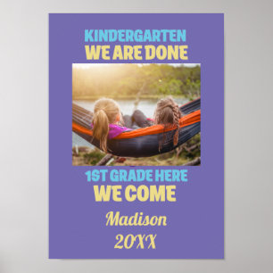 Affiche Ajouter votre photo Kindergarten Graduation 1ère a