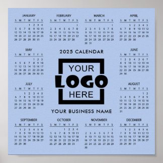 Affiche Ajouter votre propre logo d'entreprise 2025 Calend