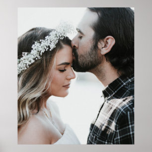 Affiche Ajouter votre propre photo personnalisée double fa