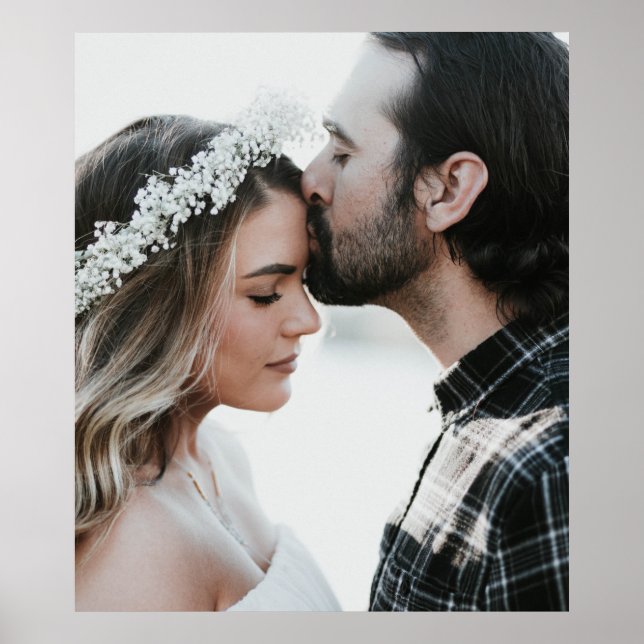 Affiche Ajouter votre propre photo personnalisée double fa (Devant)