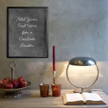 Affiche Ajouter Votre Texte Personnalisé Gris Gris Gris Gr<br><div class="desc">Sur un gris intense, un champ modèle a été ajouté pour votre texte. Utilisez cet espace pour ajouter votre citation préférée ou votre sentiment. Peut-être que c'est drôle. Peut-être avez-vous besoin d'une affiche qui vous motive. Quelle que soit votre raison, faites de ce design votre propre. La police peut être...</div>