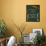 Affiche Ajouter votre texte Scribbled Gold Ovals À feuilla<br><div class="desc">Cette conception flexible comprend un champ modèle destiné à votre propre texte personnalisé. Utilisez cet espace pour ajouter votre citation préférée ou votre sentiment. Peut-être que c'est drôle. Peut-être avez-vous besoin d'une affiche qui vous motive. Il peut présenter votre poème préféré, ou des paroles de chansons, ou commémorer une occasion...</div>