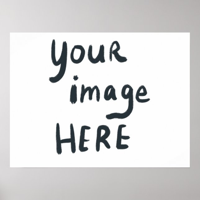 Affiche Ajoutez Votre LOGO ou Image PERSONNALISÉE  (Devant)
