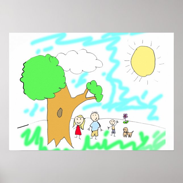 Affiche Ajoutez votre oeuvre pour enfants à cette oeuvre (Devant)