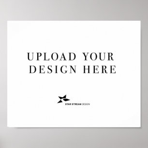 Affiche Ajoutez votre propre paysage de design