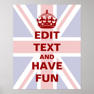 Affiche Ajoutez votre propre texte ici !