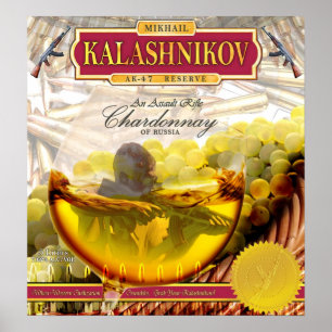 Affiche AK-47 Chardonnay