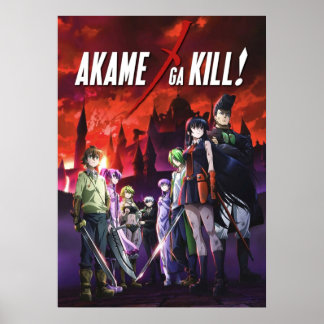 Affiche Akame Ga Kill Anime