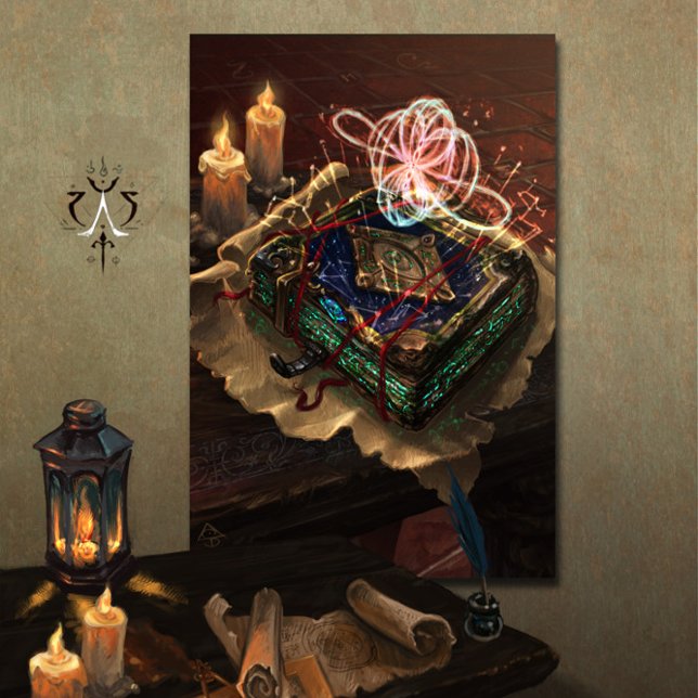 Affiche Akasha Codex - mystical esoteric fantasy art (Créateur téléchargé)