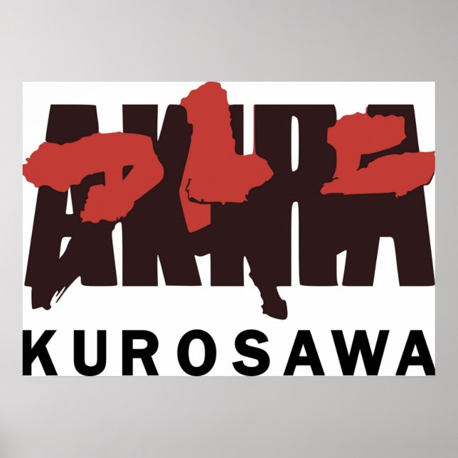 Affiche Akira Kurosawa (Devant)