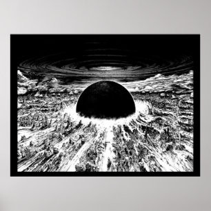 Affiche Akira réveille l'explosion de néo tokyo