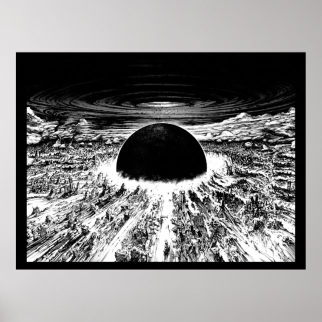 Affiche Akira réveille l'explosion de néo tokyo (Devant)