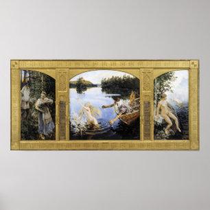 Affiche Akseli Gallen-Kallela - Aino Myth