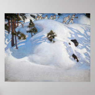 Affiche Akseli Gallen-Kallela - Février Vision