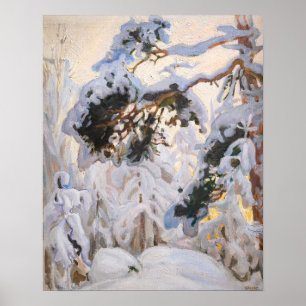 Affiche Akseli Gallen-Kallela - Forêt en hiver