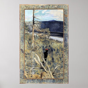 Affiche Akseli Gallen-Kallela - Grand pic noir