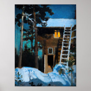 Affiche Akseli Gallen-Kallela - Kalela en hiver