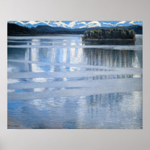 Affiche Akseli Gallen-Kallela - Lac Keitele