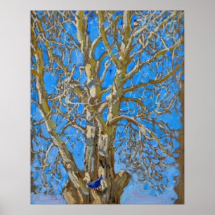 Affiche Akseli Gallen-Kallela - Saule de crack et Oiseau b