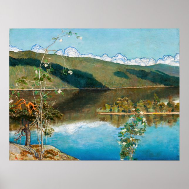 Affiche Akseli Gallen-Kallela - Thundernuages sur Horizon (Devant)