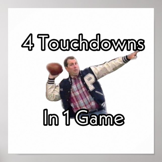 Affiche Al Bundy 4 Touchdowns en 1 jeu (Devant)