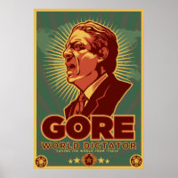 Al Gore pour l'affiche du dictateur - Customisé