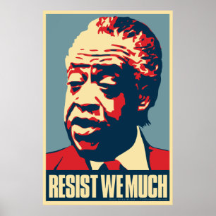 Affiche Al Sharpton "nous résistent beaucoup" d'affiche de