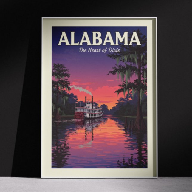 Affiche Alabama vintage (Créateur téléchargé)