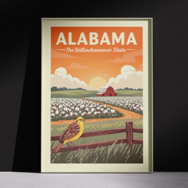 Affiche Alabama vintage (Créateur téléchargé)
