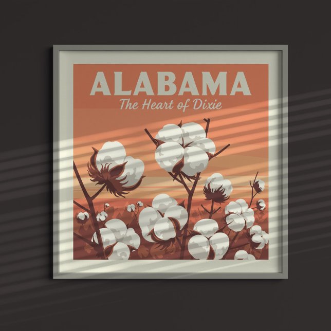 Affiche Alabama vintage (Créateur téléchargé)