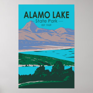 Affiche Alamo Lake State Park Arizona Vintage