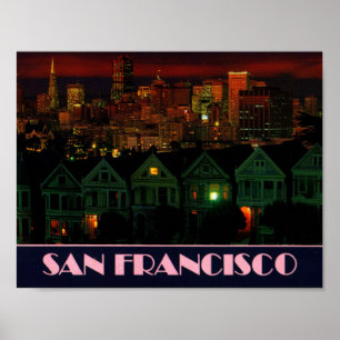 Affiche Alamo Square San Francisco