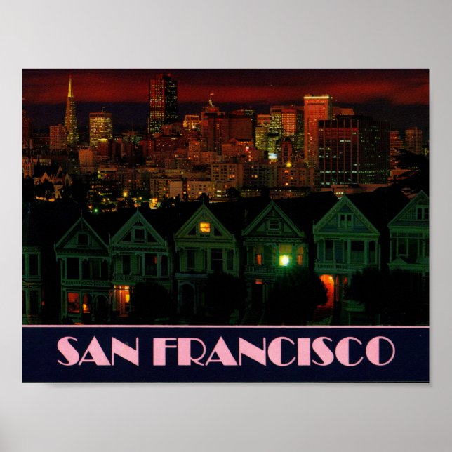 Affiche Alamo Square San Francisco (Devant)
